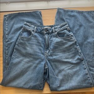 Madewell Women's Curvy Super Wide Leg Jeans 26